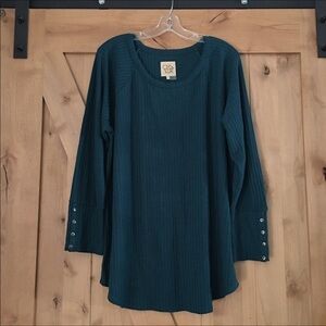 Chaser Long Sleeve Tunic Top Size 3X